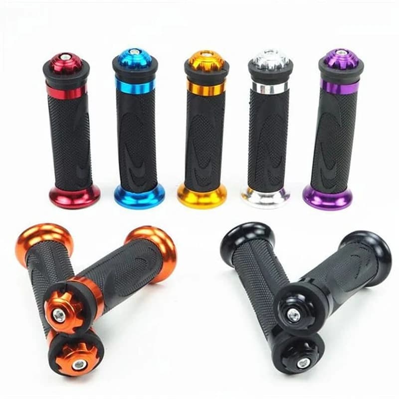 Assortiment Poignées Guidon et Embouts Alu Multicolores