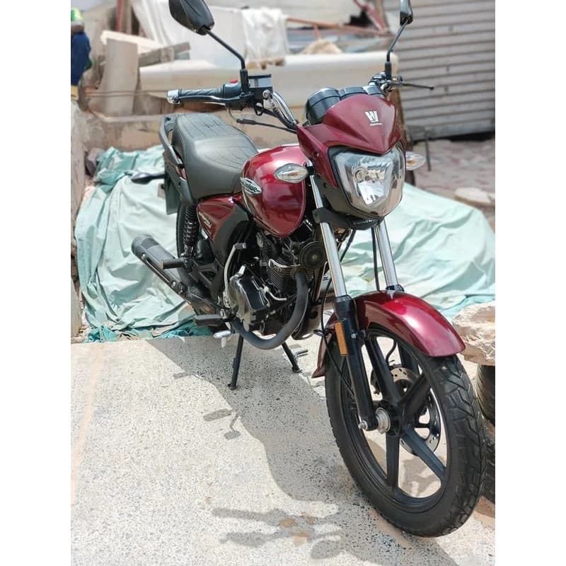Moto Routière Haojue KA 150 Bordeaux Métallisé