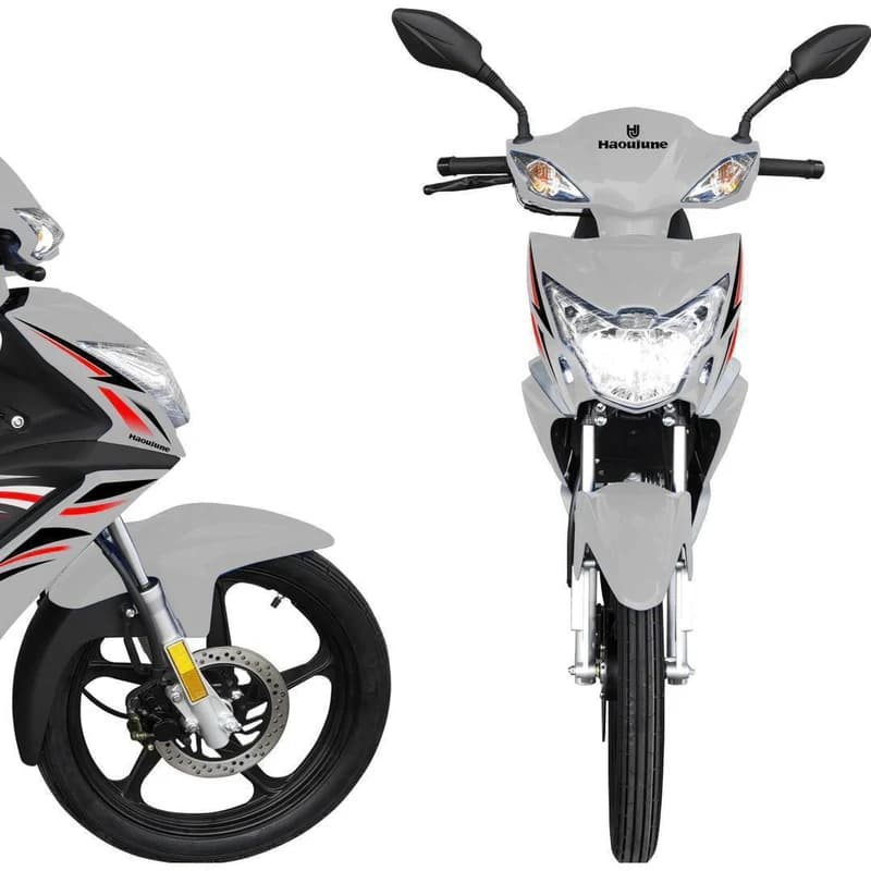 Scooter Citadin Haojue HJ110 Blanc & Gris