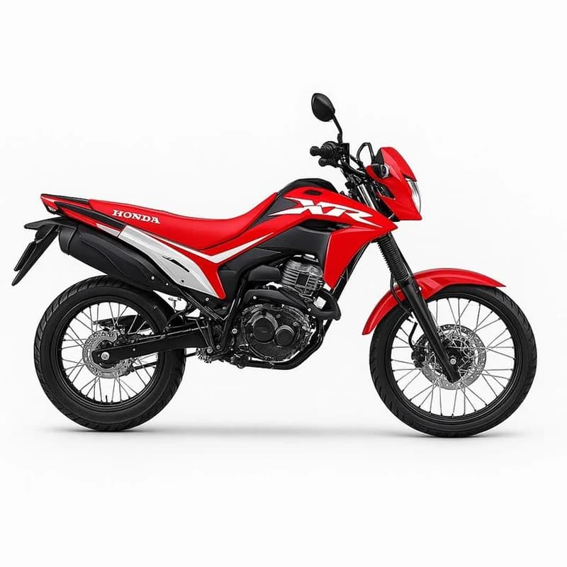 Moto Trail Polyvalente Honda XR 150L Rouge Vif