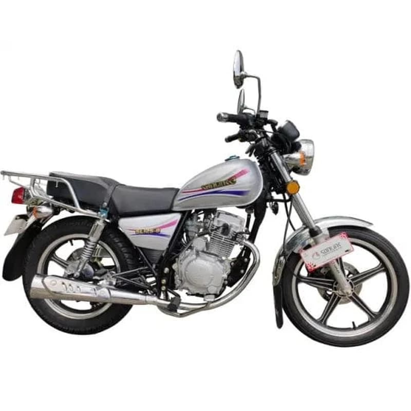 Moto Custom Sanili SL125-8 Chopper Gris & Noir