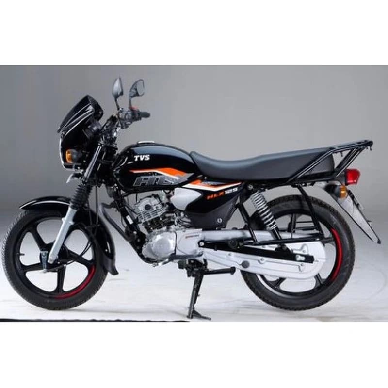 Moto TVS HLX 125 Série Spéciale Noir & Orange
