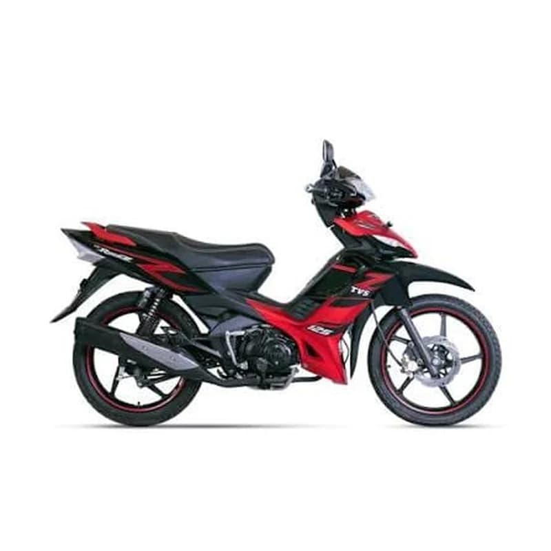 Moto Citadine TVS Rockz 125 Rouge & Noir