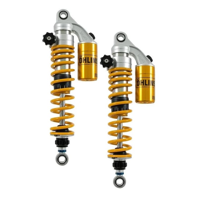 Paire d'Amortisseurs Arrière Hydrauliques Dorés Réglables