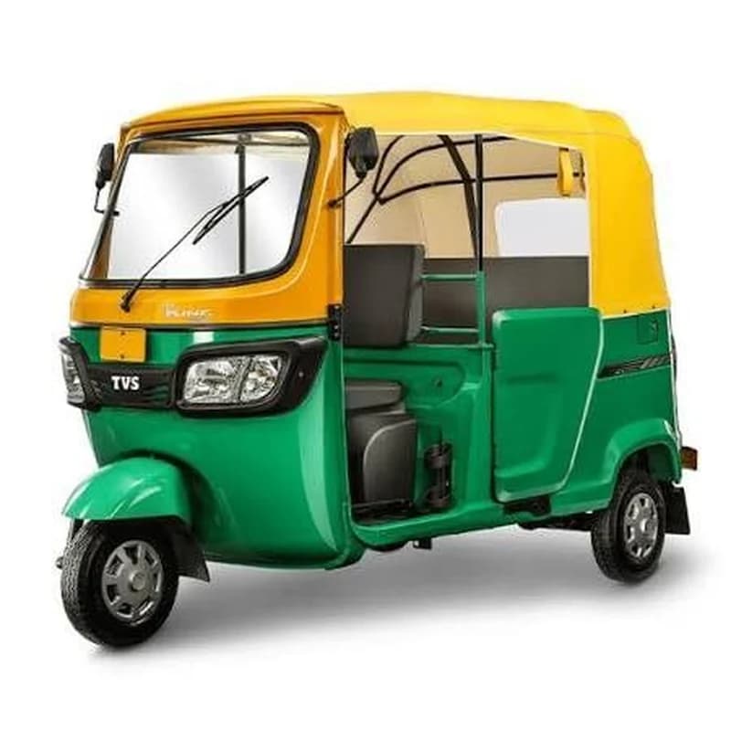 Tricycle Urbain TVS King Passagers Vert & Jaune